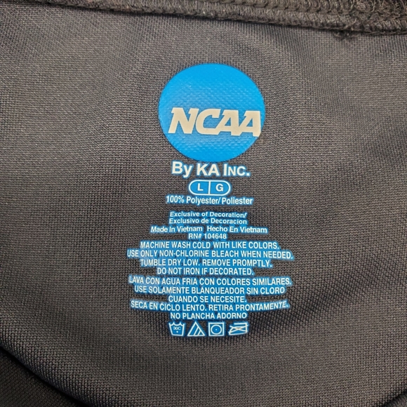 NCAA University of Kansas Jayhawks Dri-Fit Shirt Large Grey - Picture 6 of 9